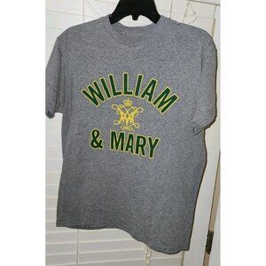 WILLIAM & MARY grey tee shirt adult Medium....................................B8